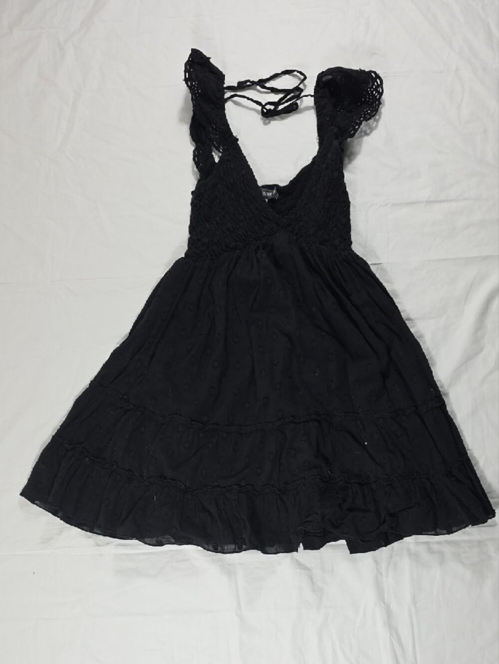 Urban Outfitters Malta Ruffle Sleeve Mini Dress - Picture 3 of 5